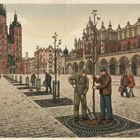 Drzewa wrócą na Rynek Główny. Wybrano wykonawcę
